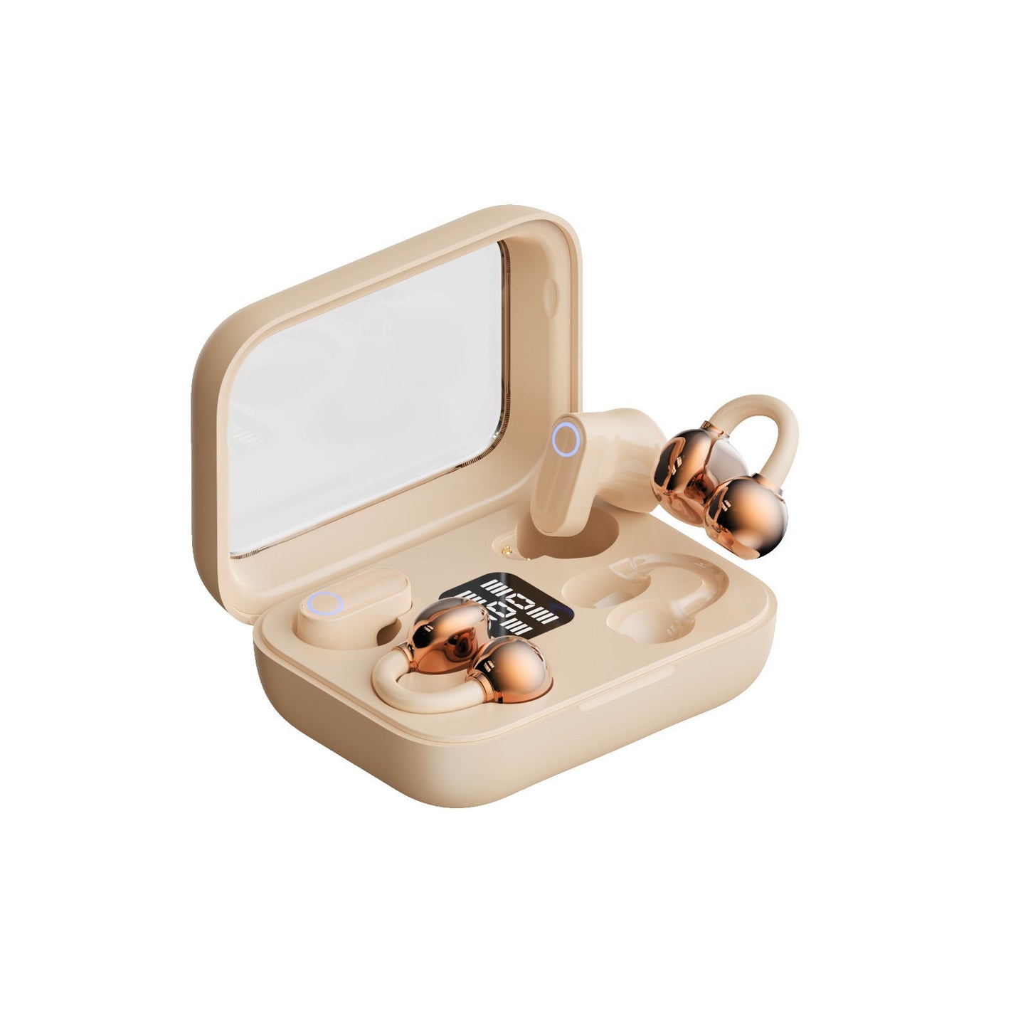 2-in-1 Bone Conduction High-quality Sound, Long Battery Life Wireless Bluetooth Earphones