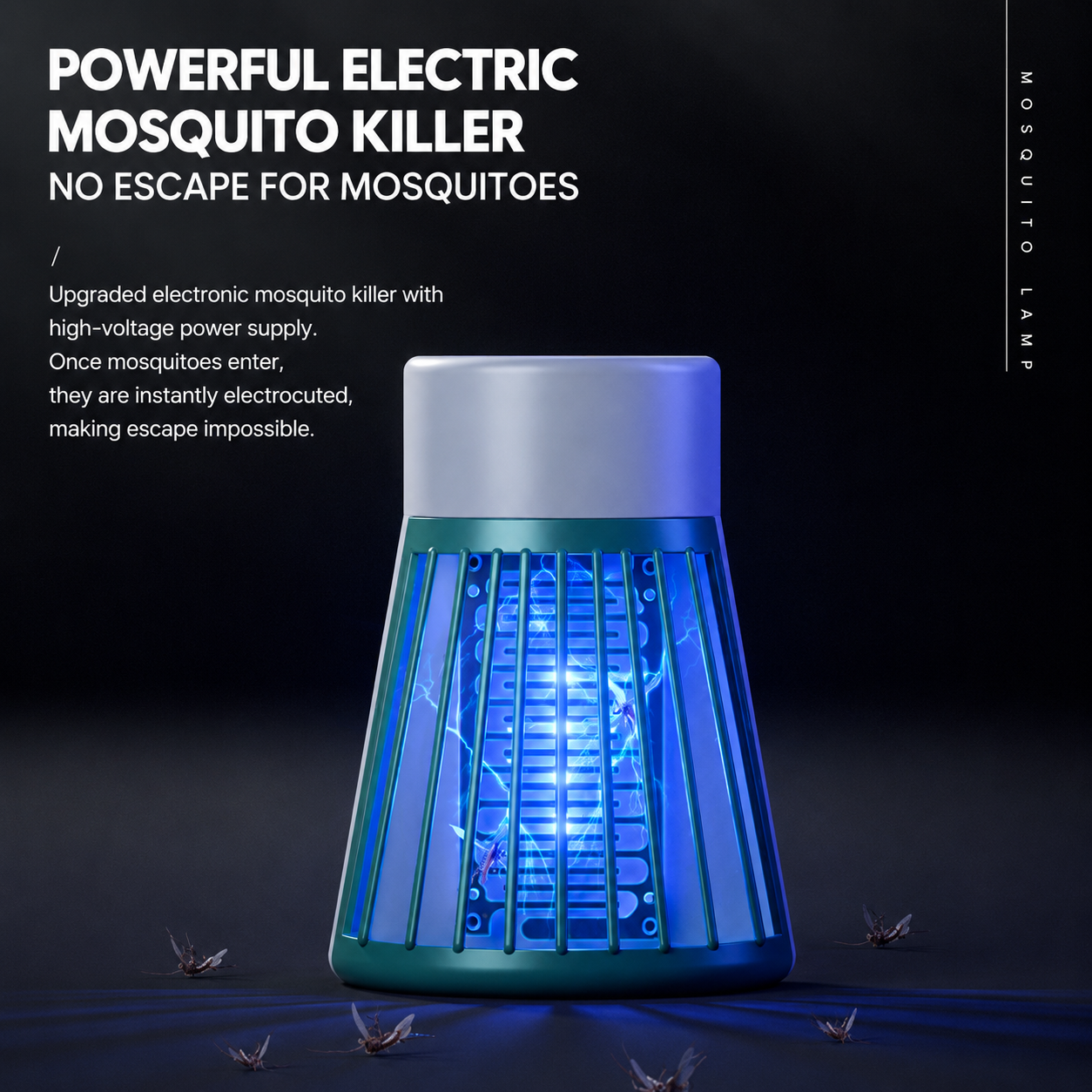 Hanging Rechargeable Mosquito Killer Lamp - Portable UV Insect Trap