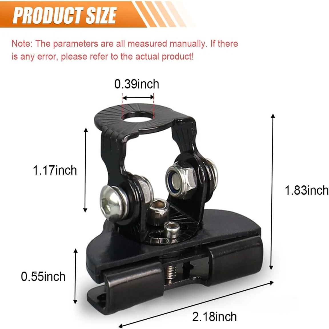 LED Light Bar Universal Hood Mounting Brackets Adjustable for off Road Truck
