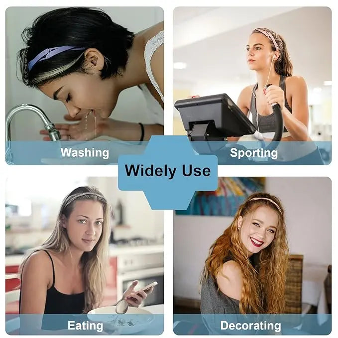 4PCS Retractable & Collapsible Pocket Headband Set