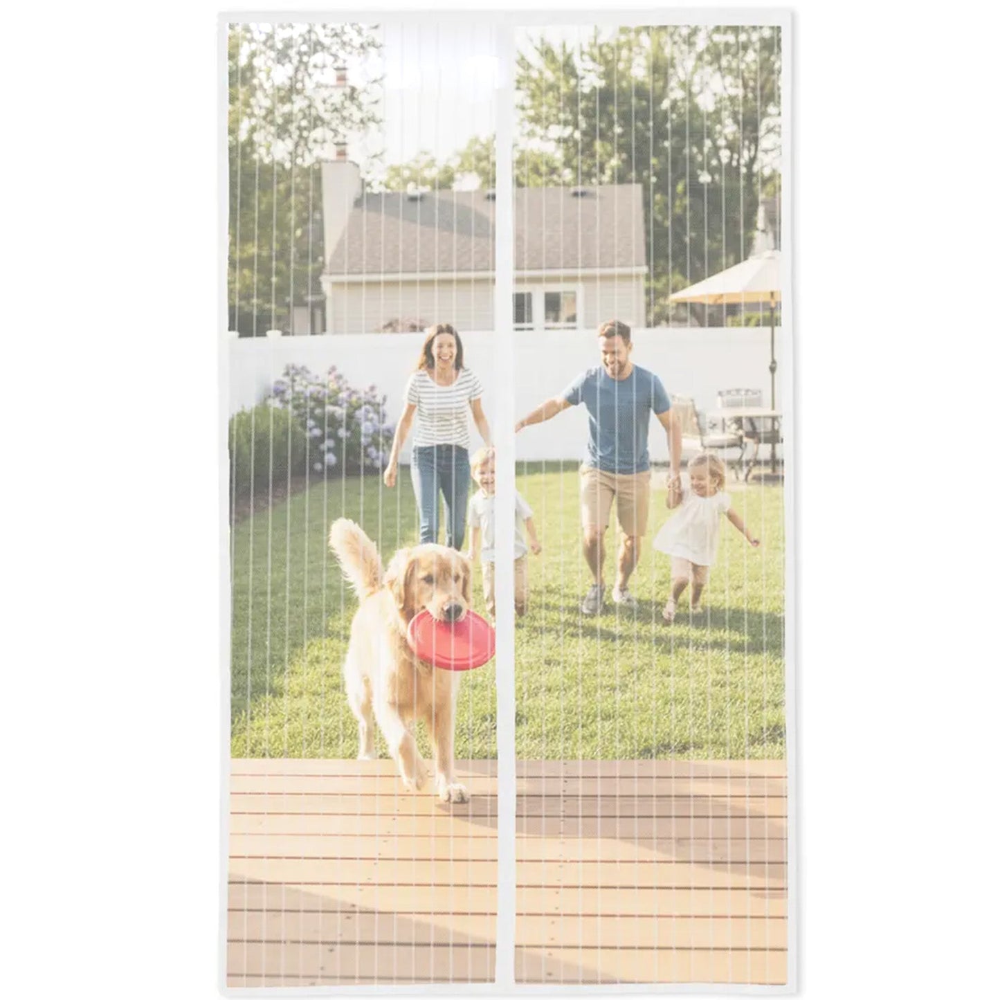 Magnetic Screen Door – Automatic Close, Keeps Bugs Out, Pet & Kid Friendly