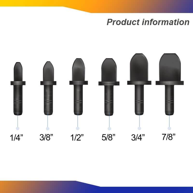 6Pcs Copper Tube Expander Drill Bit for Air Conditioner Repair