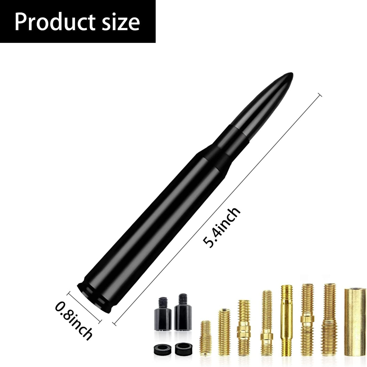 Car Truck Bullet Antenna for Silverado Avalanche GMC Sierra