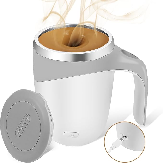 Rechargeable Automatic Magnetic Self-stirring Coffee Mug