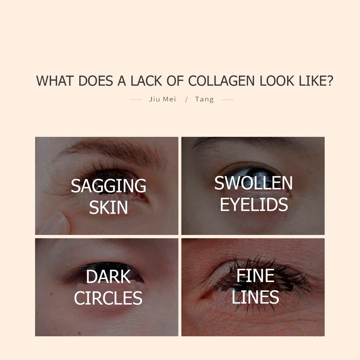 Collagen Six Peptide Dissolve Striation Three Color Eye Cream 60g / 2.03fl.oz