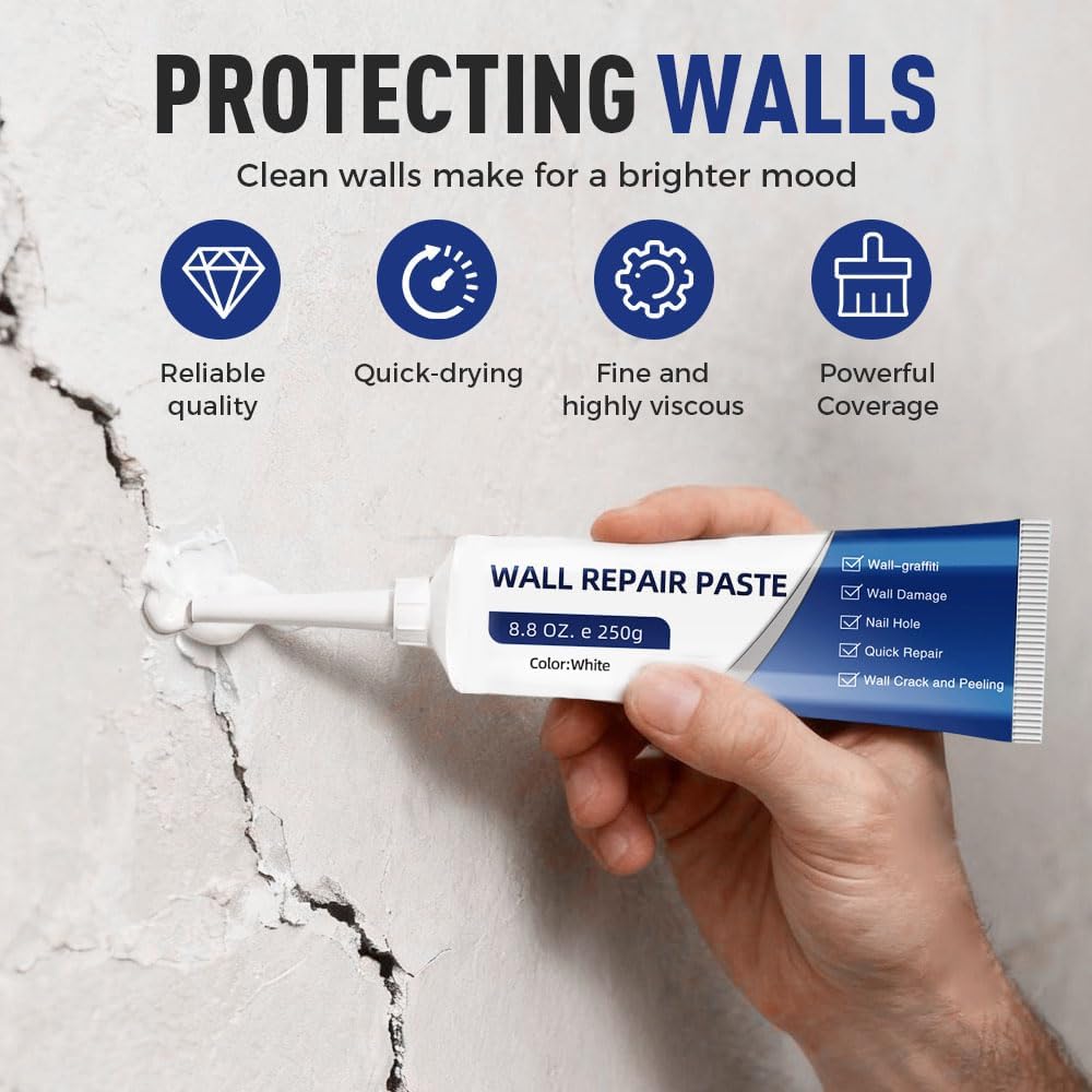 2026 Upgrade Quick Drying Wall Mending Agent for Holes & Cracks