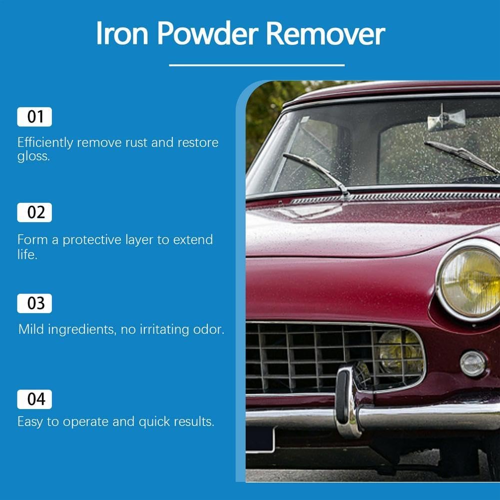 Car Multifunctional Rust Removal Spray, Heavy-Duty Rust Remover for Metal