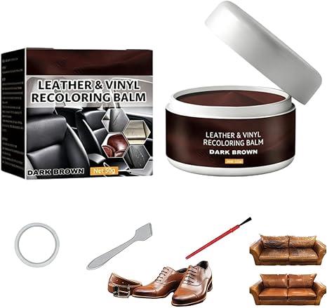 Leather Repair Paste Fills Scratches & Scuffs, Restores Texturefor Bags, Belts, Car Seats, and Armchair