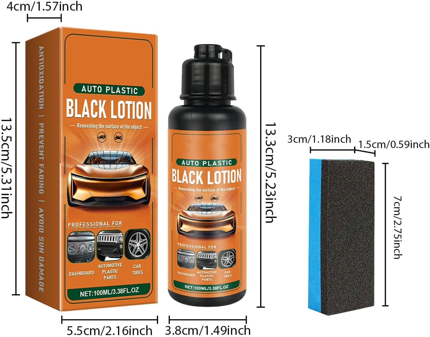 Auto Professional Ceramic Plastic Restorer Kit