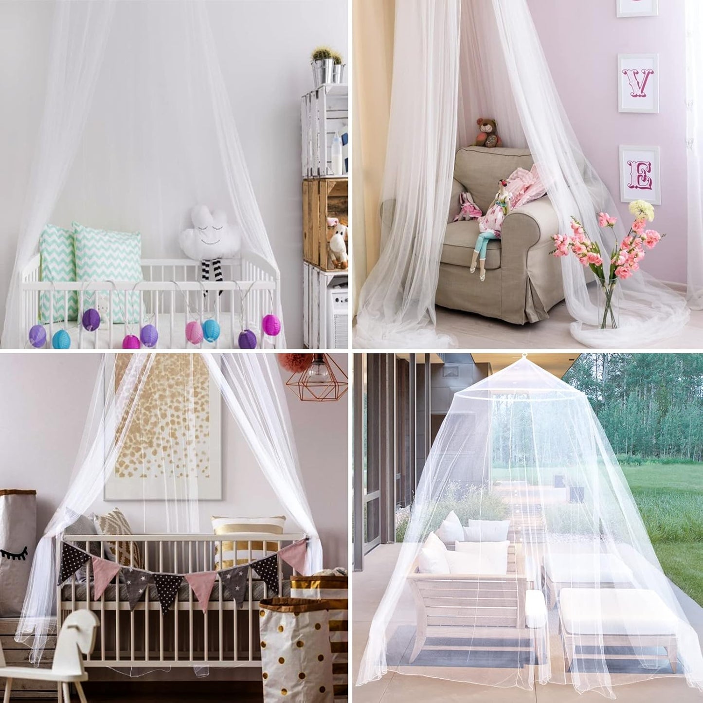Dome Mosquito Netting Bed Tent Girls Canopy Bed Decor