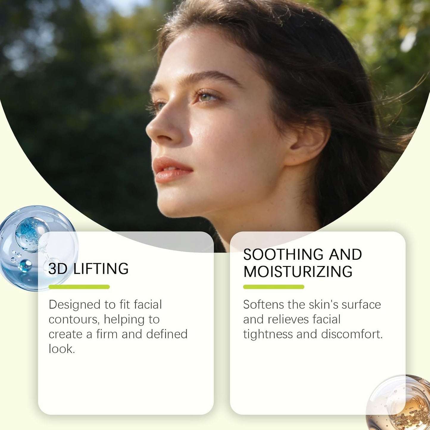 Collagen Double Chin Lifting Band for Sagging Jawline & Facial Puffiness Jaw