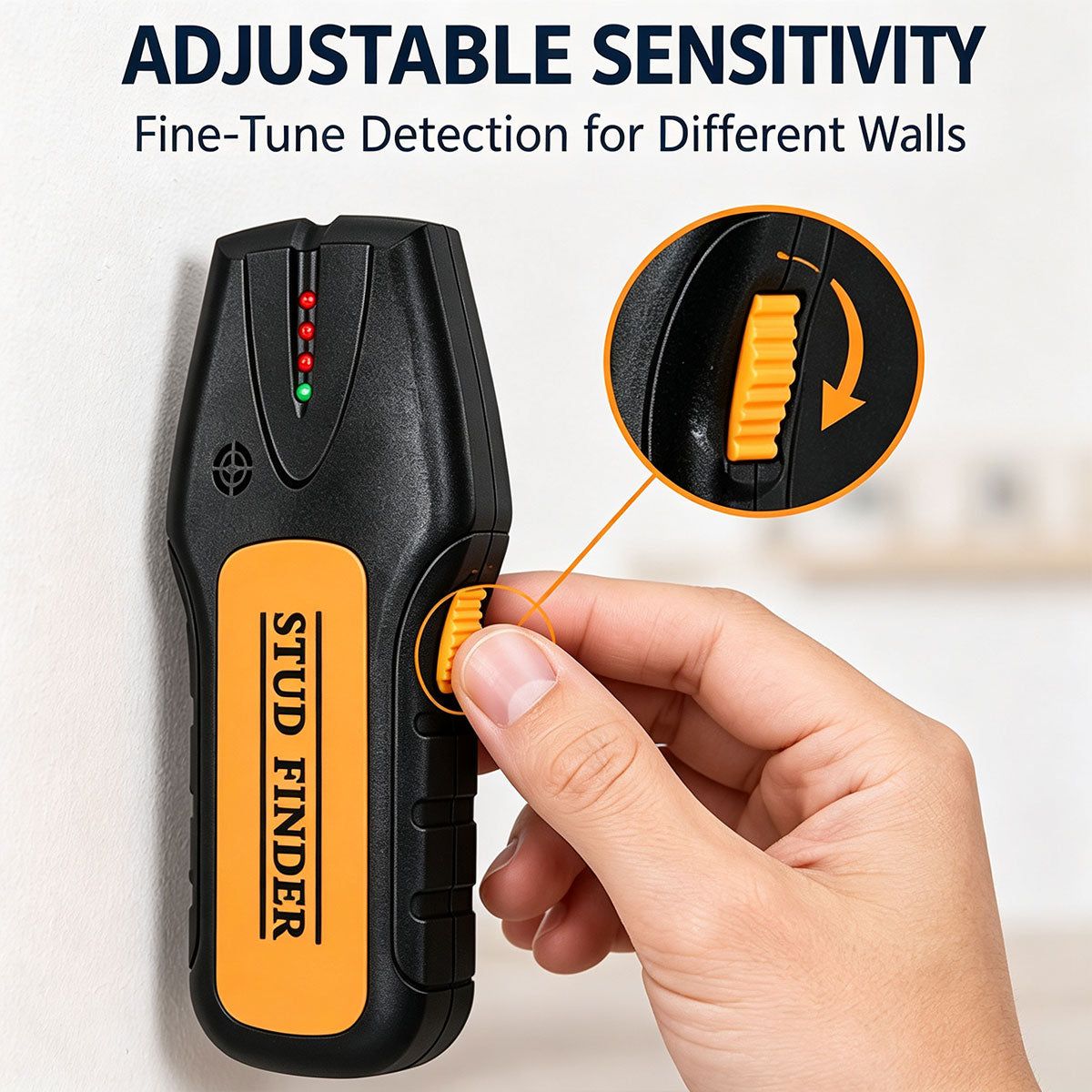 Stud Finder Wall Detector, Wood Metal & Live AC Wire Detector