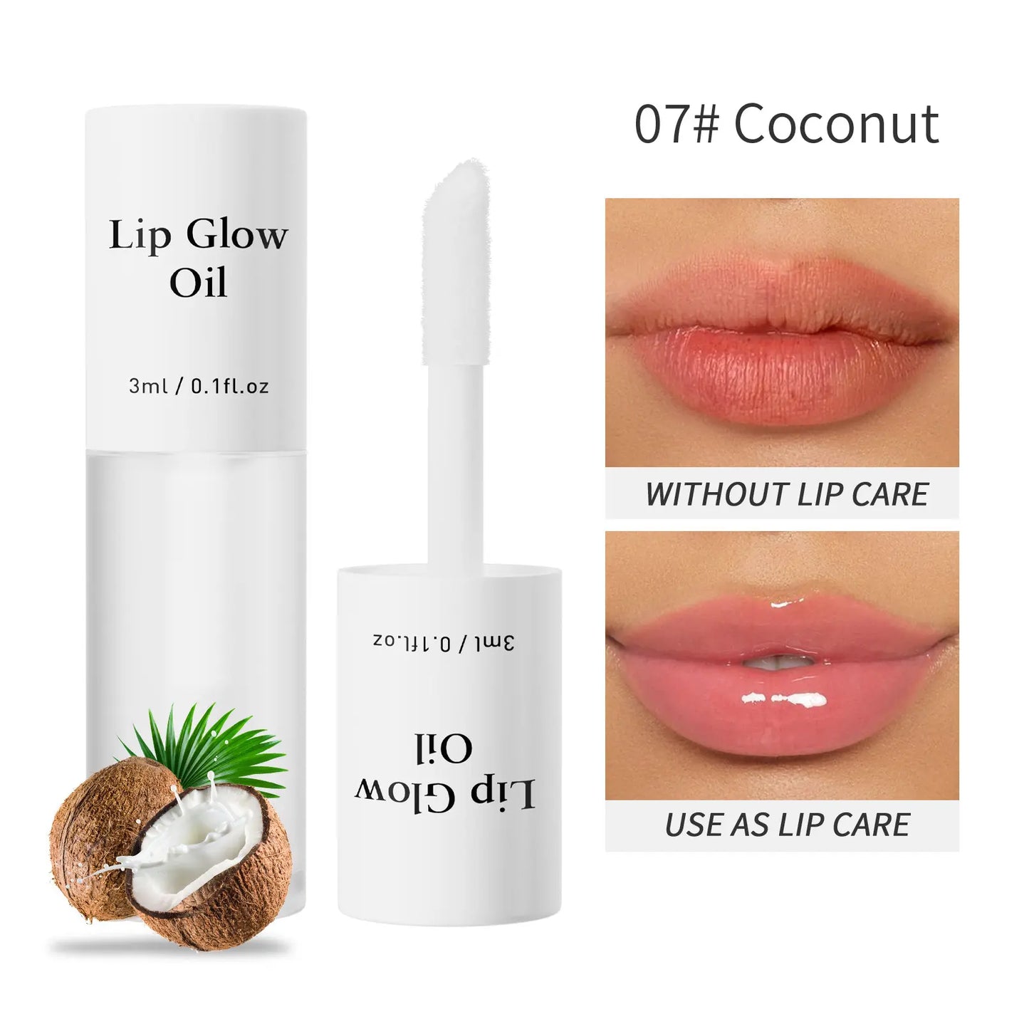 Hellokiss Fruit Flavor Lip Oil Moisturizing Non-Stick Cup Transparent Pouty Lip Gloss Glass Lip Lip Glaze