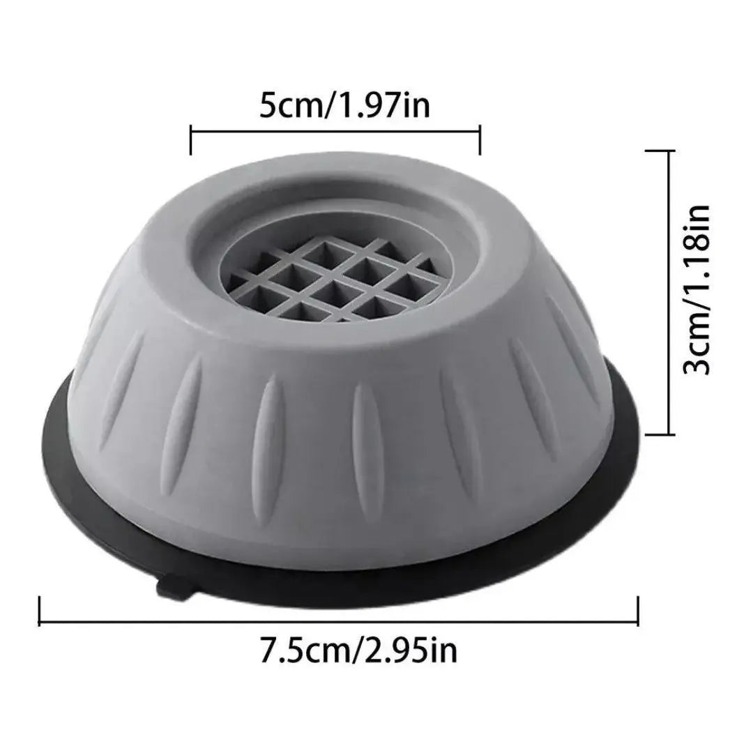 4PCS Anti-Slip & Noise Reduction Washing Machine Foot Pads