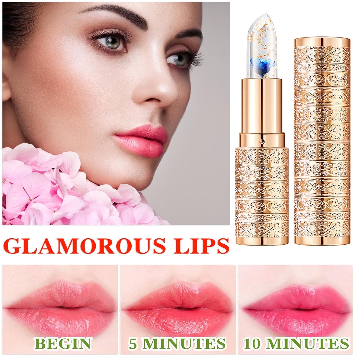 3 Pcs Color Change Long Lasting Nourishing Lipstick