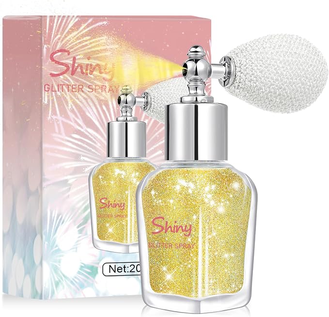 Fine Body Shimmer Powder & Hair Sparkle Highlighter Makeup