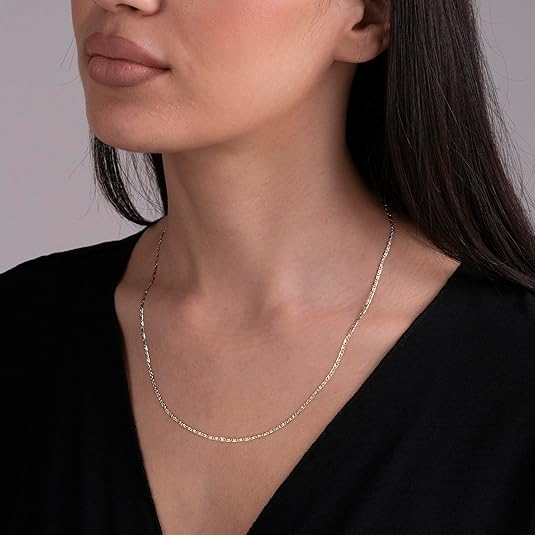 Jewelry Making Solid Brass Light Gold Flat Oval Link Chain Roll with Jump Rings