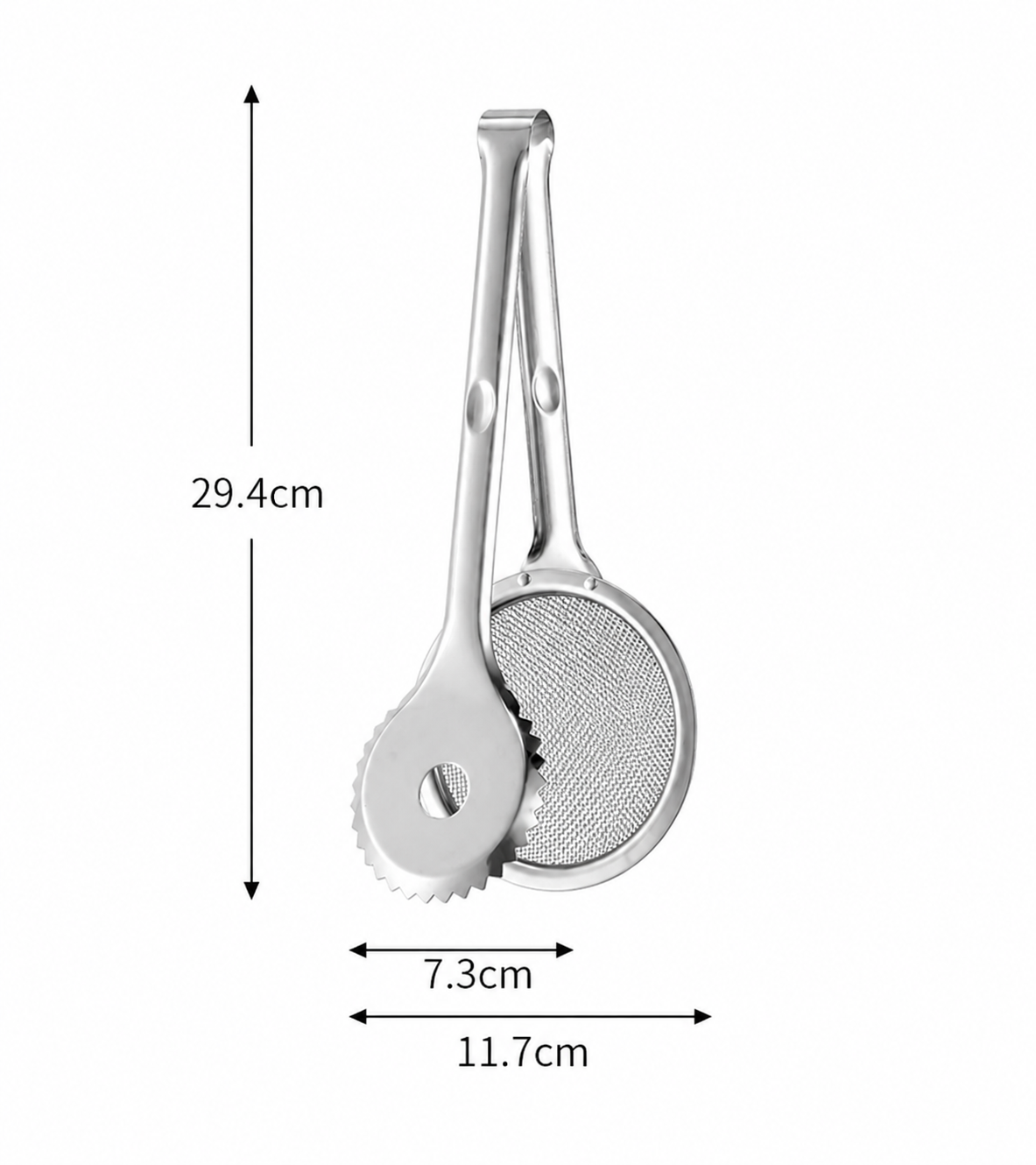Stainless Steel Food Clip Kitchen Long Oil Filter