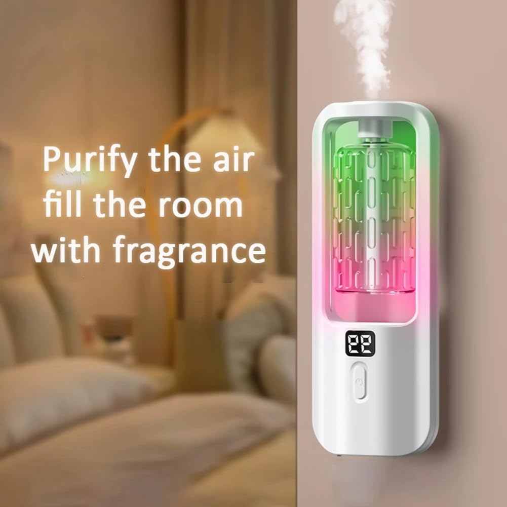 Aroma Diffuser Fragrance Essential Oil Aromatherapy Machine, Wall Mounted Humidifier Machine Air Freshener