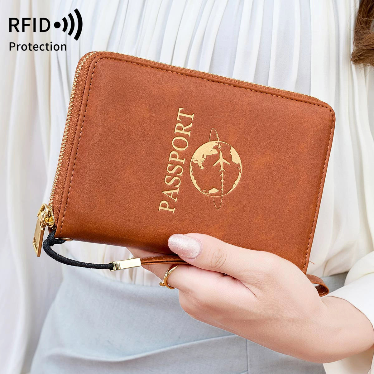 2026 New RFID Anti-magnetic Passport - Multifunctional Passport and Document Holder
