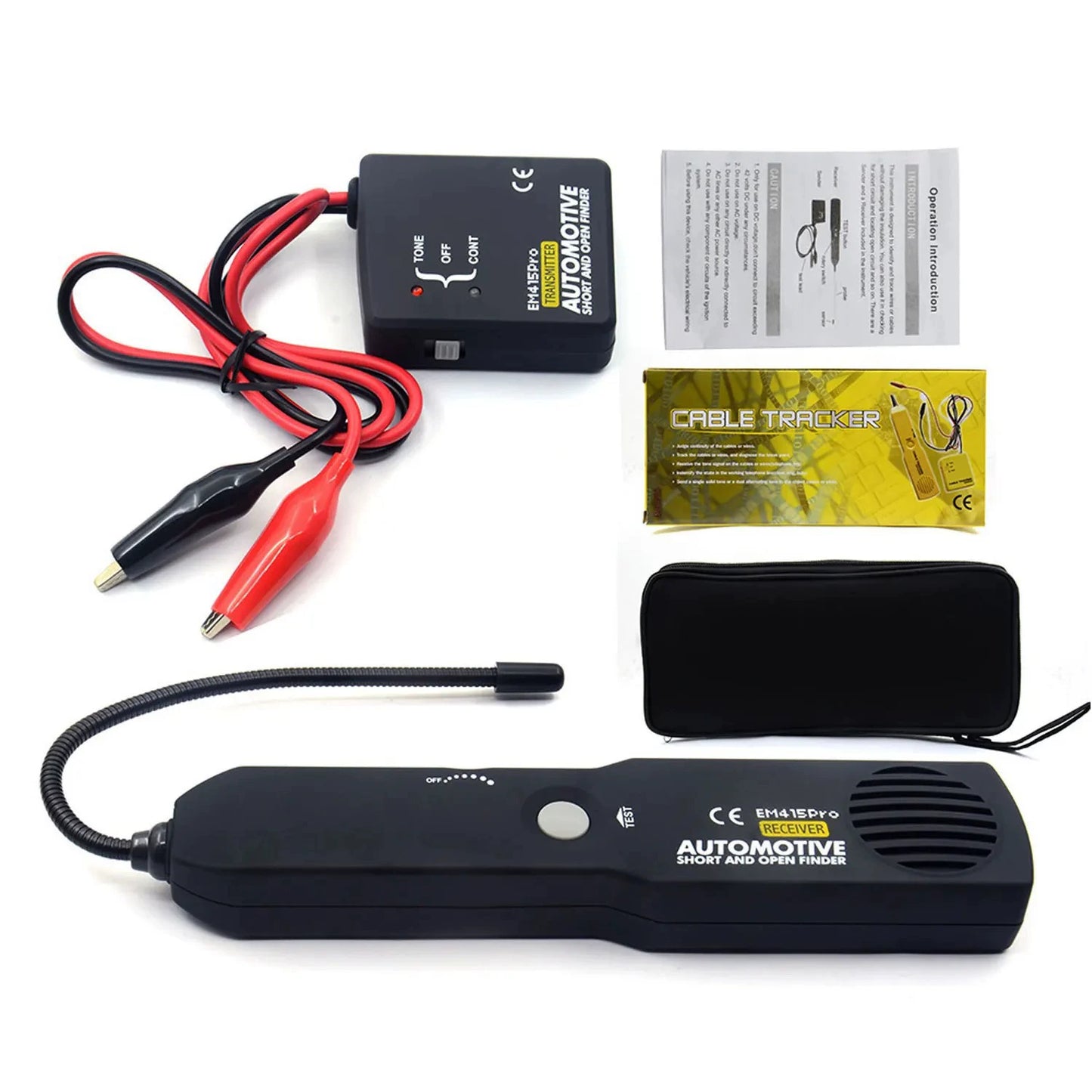 EM415Pro Automotive Circuit Tracer, DC 6-42V Wire Tracker Tool