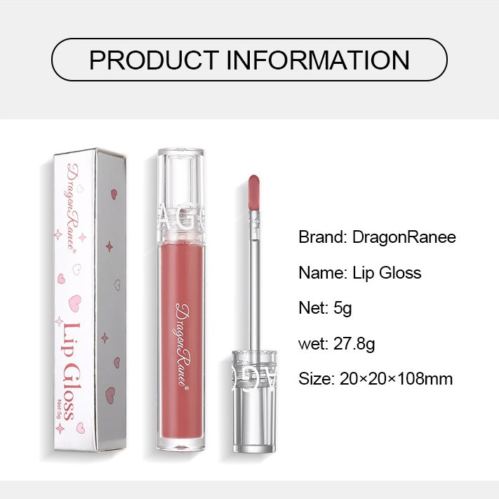 6 Colors Glitter Lip Gloss Set