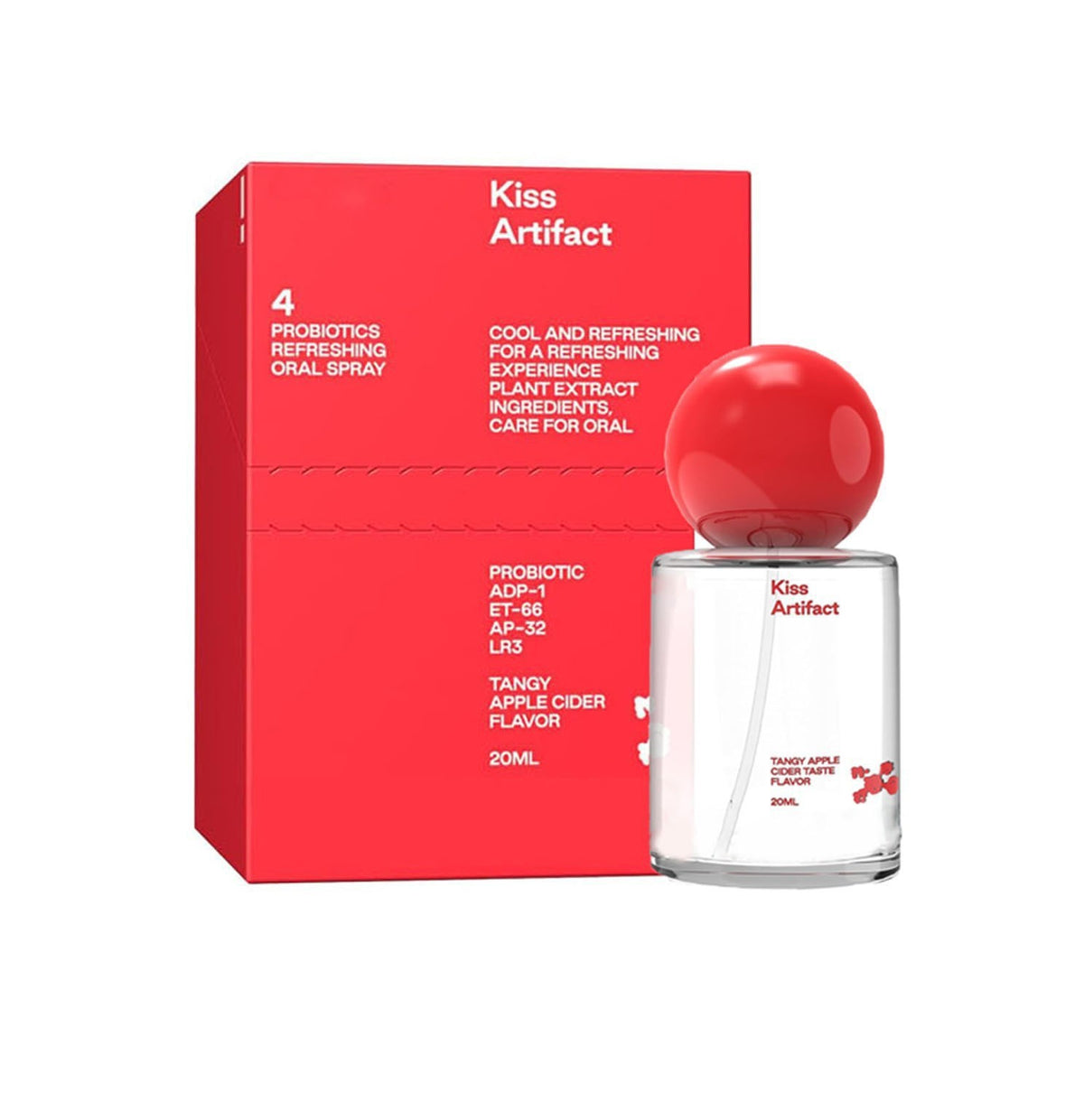 Probiotic Oral Spray for Long-Lasting Freshness, Alcohol-Free Travel-Sized Breath Spray
