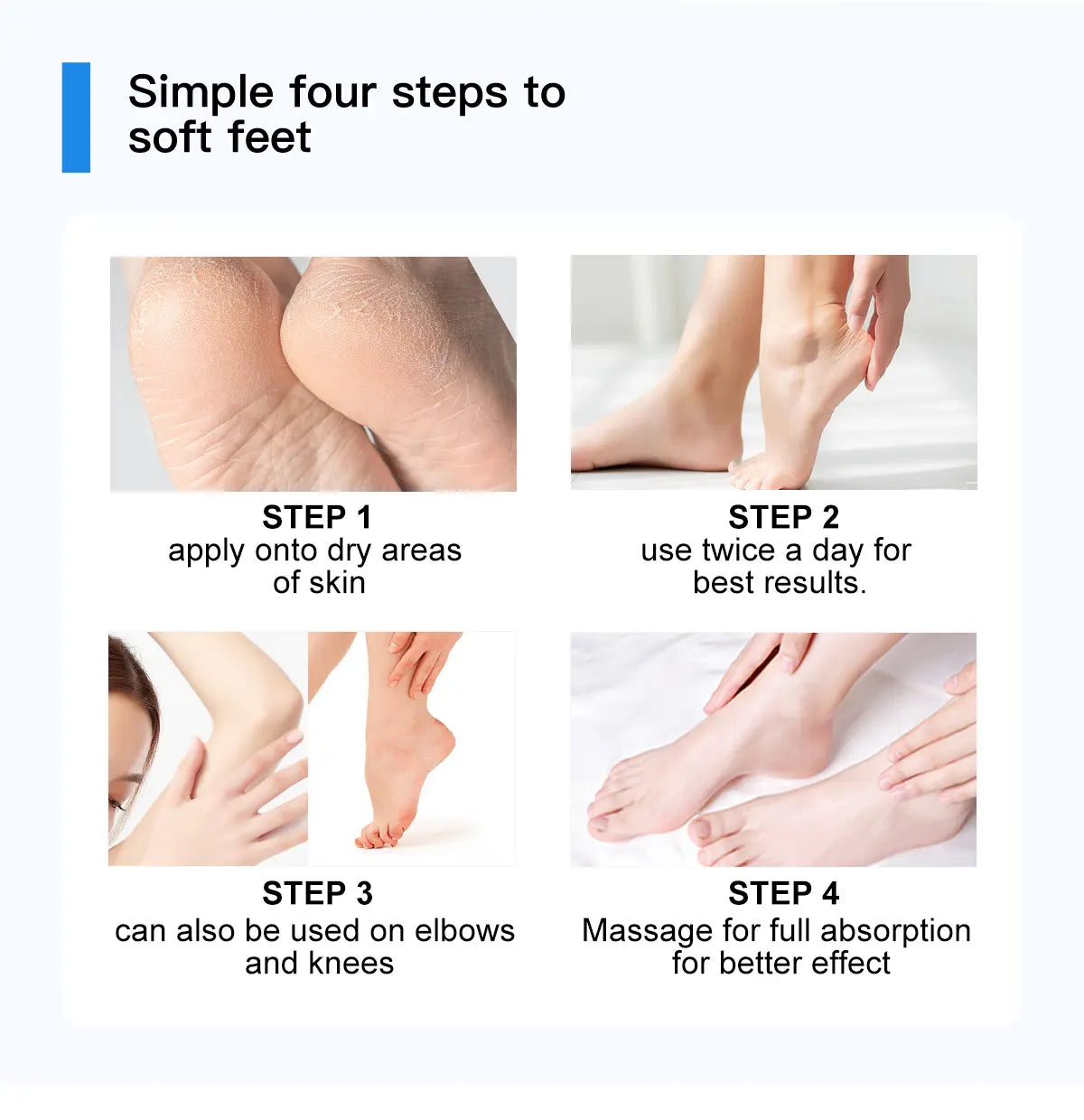 80ml Intensive Repair Foot Cream for Dry Cracked Heels
