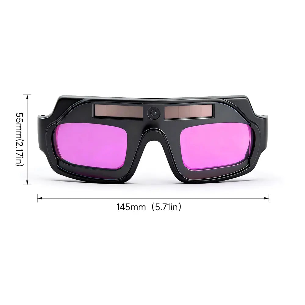 Auto-Darkening Welding Goggles | UV/IR Protection & 1/25000s Reaction