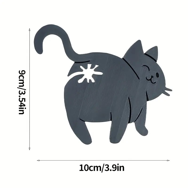 Food Bag Sealing Clips Featuring Adorable Cat Rear Designs