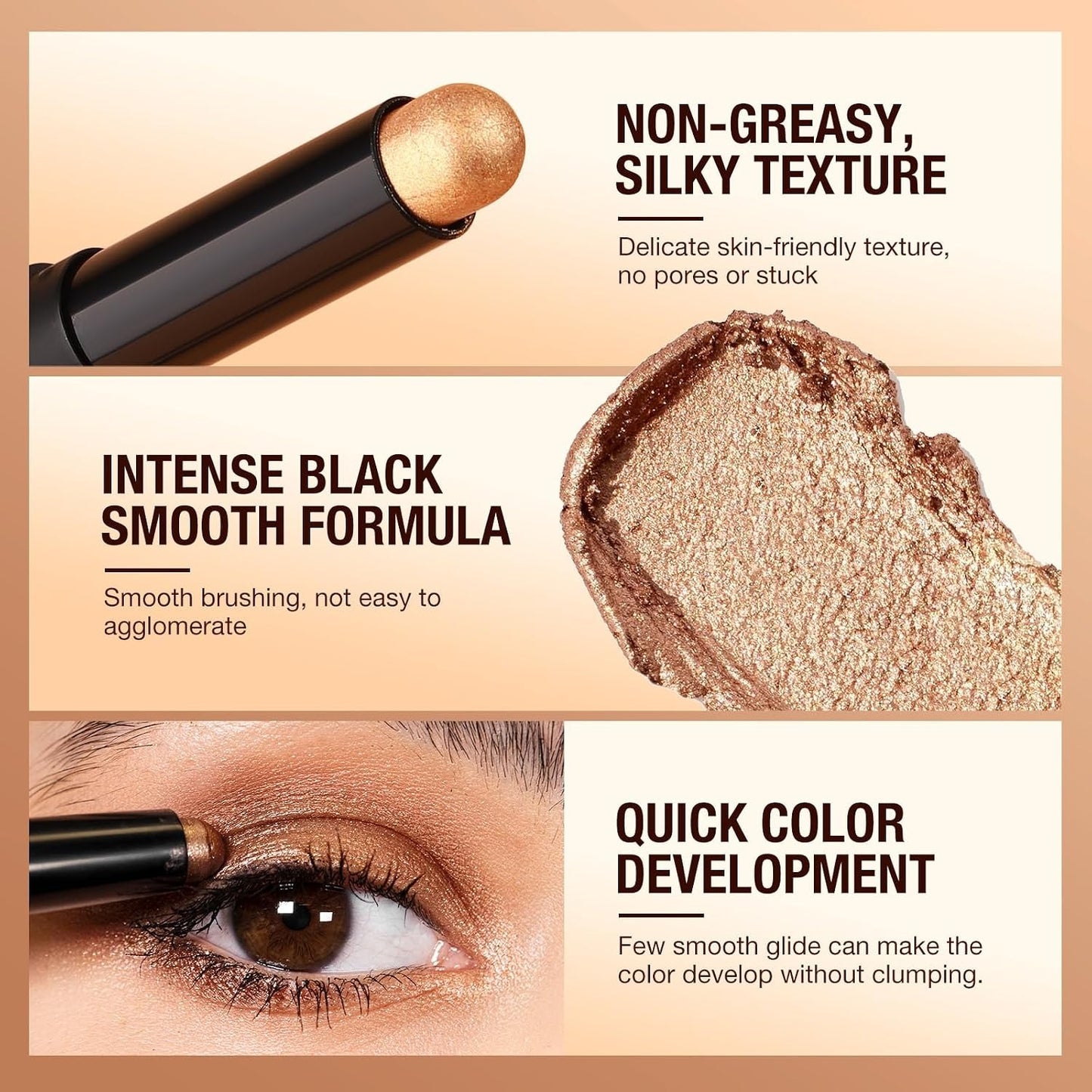 8 Color Waterproof Dual- Ended Eyeshadow Stick Set