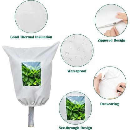 Plastic Outdoor Frost Cover - Winter Protection for Trees, Plants, Shrubs