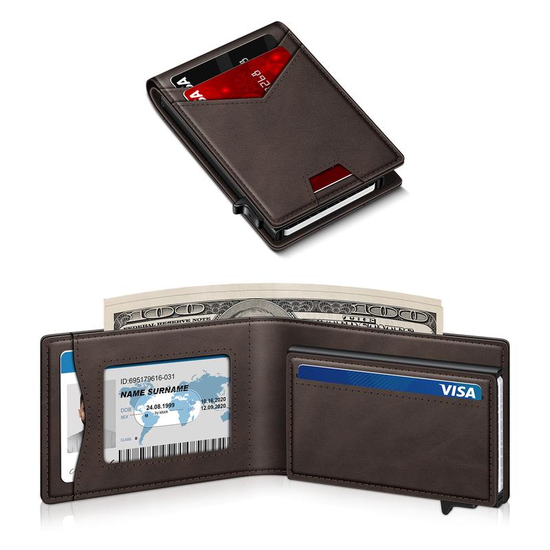Men's RFID Minimalist Bifold Wallet