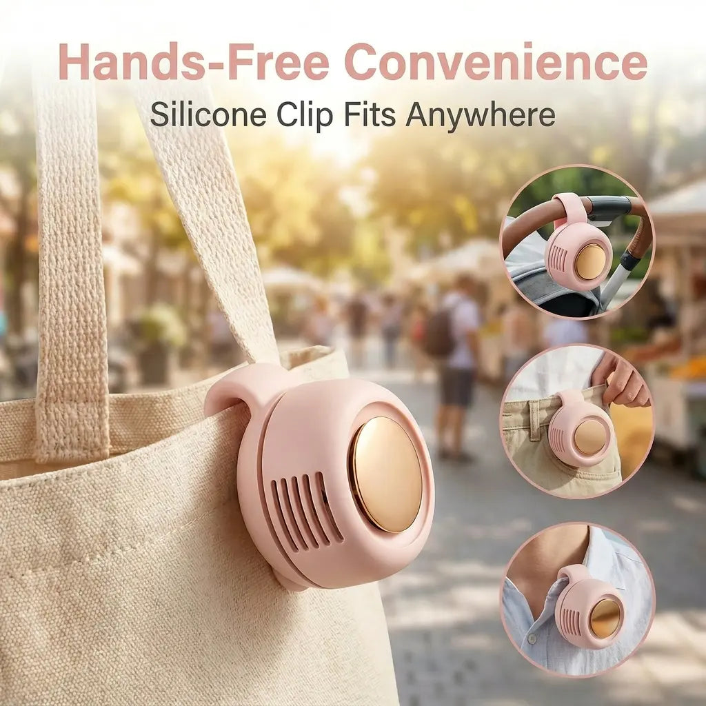 Bladeless Silent Small Fan for Summer Outing
