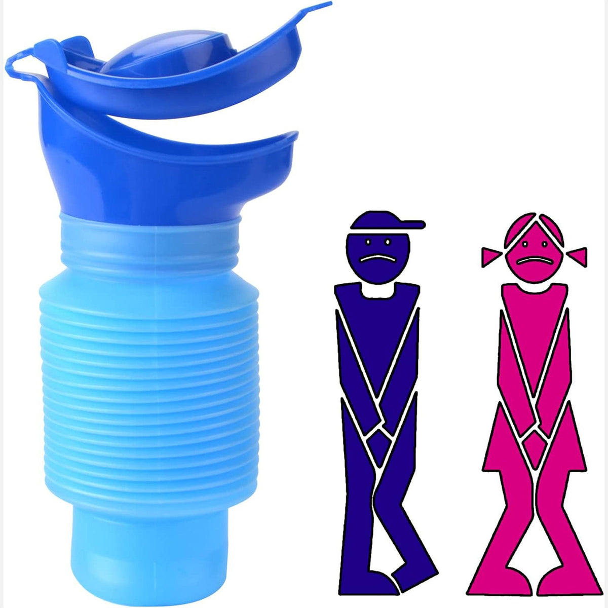 Unisex Portable Leakproof Foldable Emergency Urinal