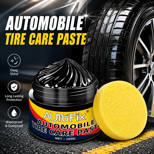 100g Long-Lasting Tire Shine Cream, Anti-Fading Sunlight Weatherproof Non-Sticky