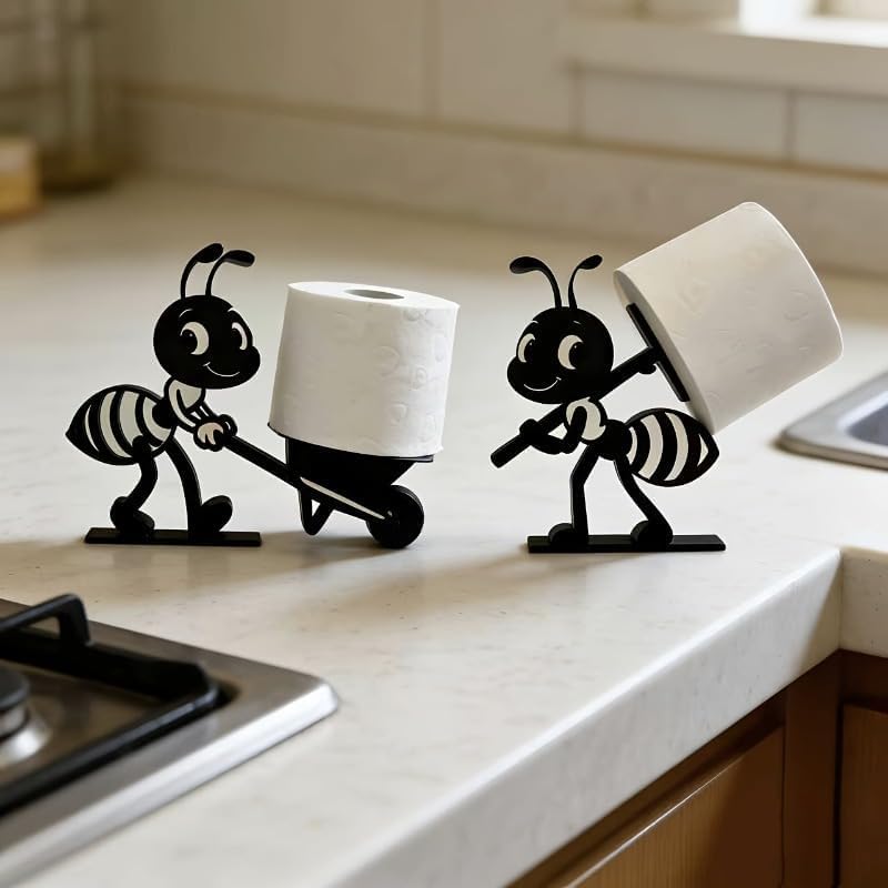 Ant Shaped Toilet Paper Holder, Creative Bathroom Decor