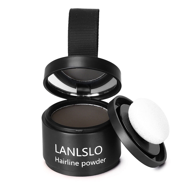 Instant Gray Hair & Beard Cover-Up Powder / Waterproof, Long-Lasting Hairline Touch-Up Powder