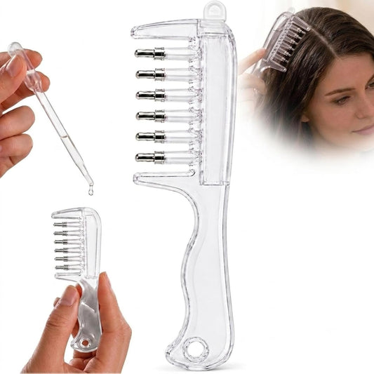 Wide Tooth Comb with Oil Applicator Hair Care,Scalp Applicator Tool