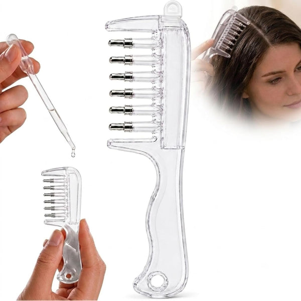 Wide Tooth Comb with Oil Applicator Hair Care,Scalp Applicator Tool