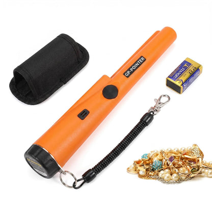 Handheld Metal Detector Pinpointer 360° Sensitivity Finder with LED Light, Audio & Vibration Alerts