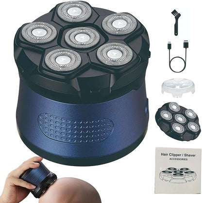 Bald Head Shaver LED Display Waterproof Rechargeable Long Battery