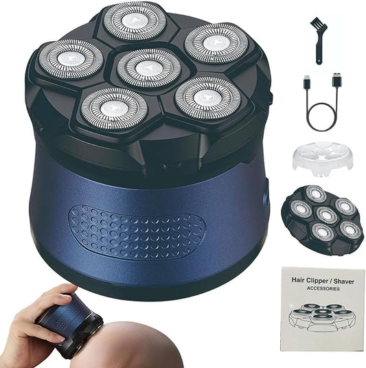 Bald Head Shaver LED Display Waterproof Rechargeable Long Battery