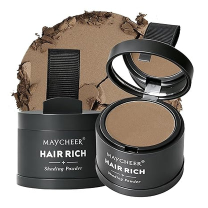 2Pack Natural Hair Shadow & Root Touch Up, Long-Lasting Hair Rich Shading Powder