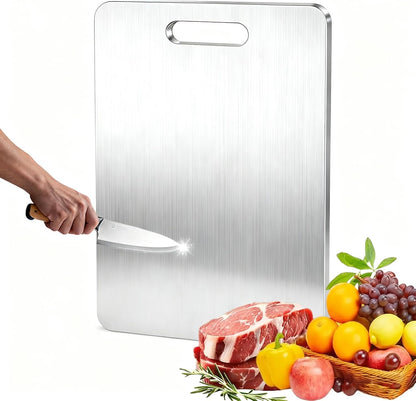 316 Stainless Steel Double-Sided Cutting Board