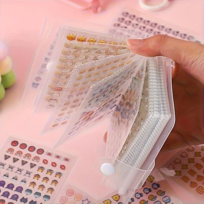 3500pcs Mini Cute Sticker Set with Storage Book