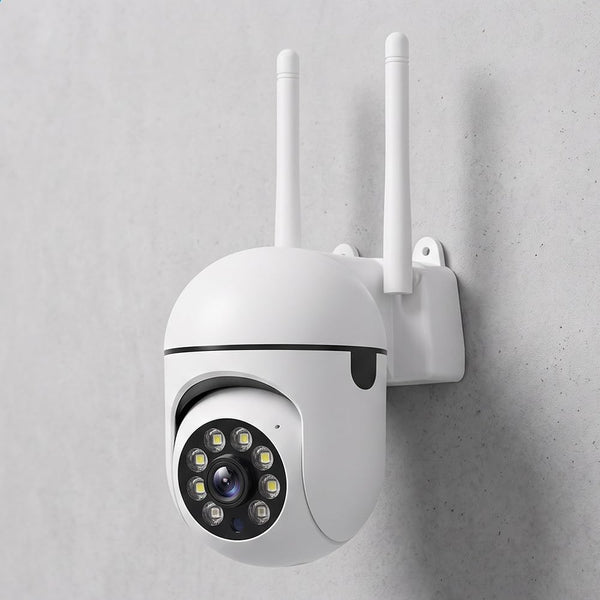 8MP Dual Lens Dual Screen WiFi IP Security Camera,Auto Tracking 8X Digital Zoom Wireless Cam with Night Vision