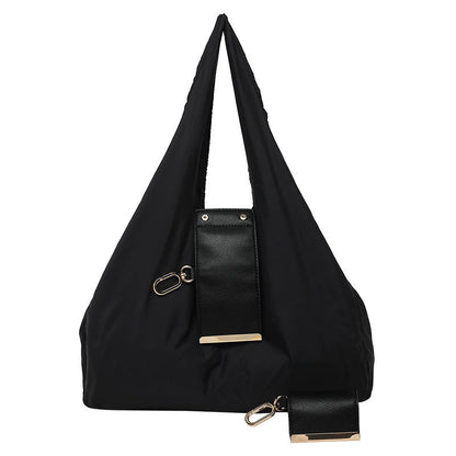 Expandable Foldable Keychain Tote Bag,  Leather Mini Bag with Key Ring