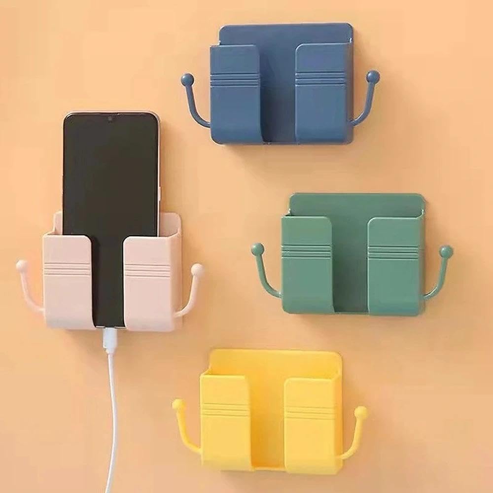 Adhesive Wall Mount Phone Holder, Multipurpose Socket