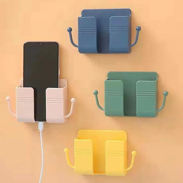 Adhesive Wall Mount Phone Holder, Multipurpose Socket